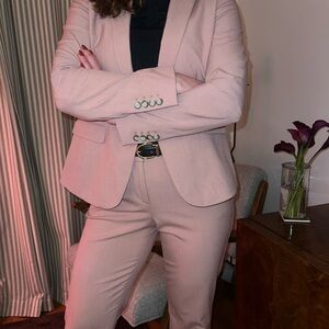 Ann Taylor Blush Pink Suit (Curvy Fit)